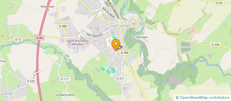 localisation de l'entreprise MONSIEUR SEBASTIEN OZANON  SAINT-JAMES