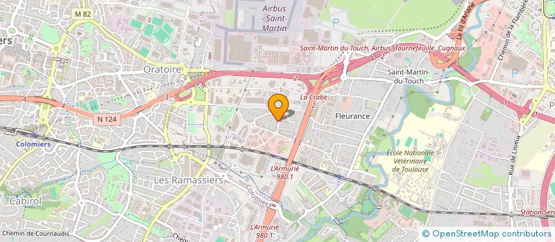 localisation de l'entreprise MONSIEUR SEBASTIEN PAAS à TOULOUSE