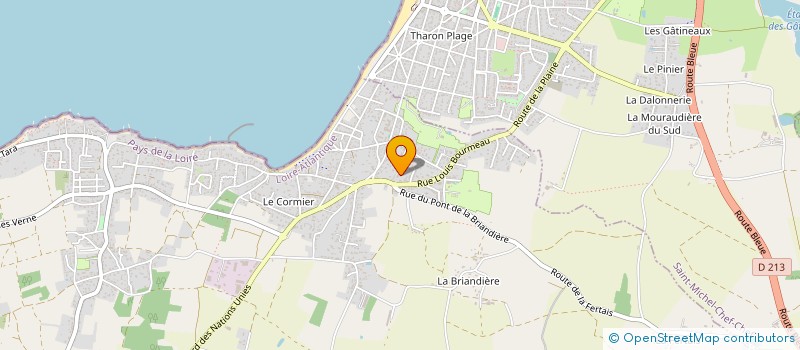 localisation de l'entreprise MONSIEUR SEBASTIEN PACAUD à LA PLAINE-SUR-MER