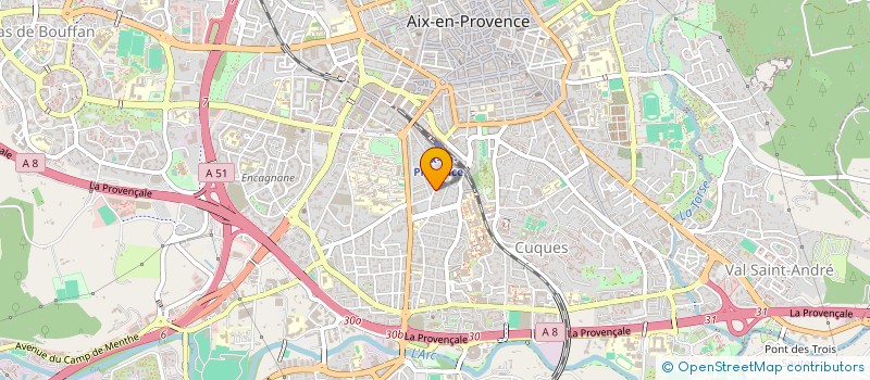 localisation de l'entreprise MONSIEUR SEBASTIEN PAGES  AIX-EN-PROVENCE