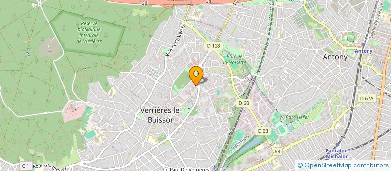 localisation de l'entreprise MONSIEUR SEBASTIEN PAGNEN à VERRIERES-LE-BUISSON