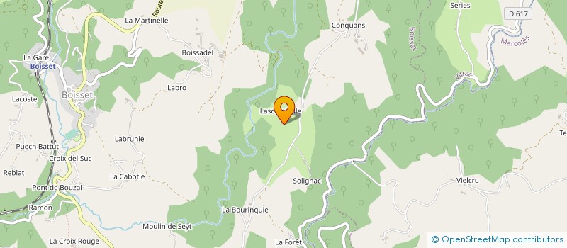 localisation de l'entreprise MONSIEUR SEBASTIEN PAILHOL à BOISSET