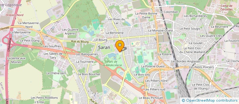 localisation de l'entreprise MONSIEUR SEBASTIEN PAINCHAULT à SARAN