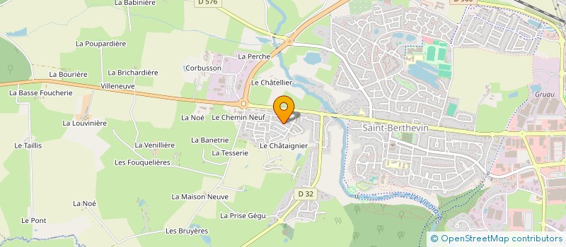 localisation de l'entreprise MONSIEUR SEBASTIEN PAIRIN  LE GENEST-SAINT-ISLE