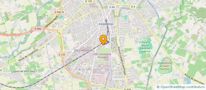 localisation de l'entreprise MONSIEUR SEBASTIEN PALA  CARPENTRAS