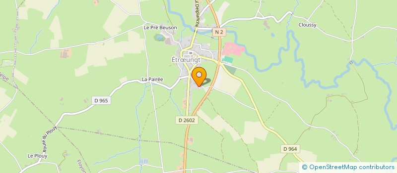 localisation de l'entreprise MONSIEUR SEBASTIEN PALADE  ETRUNGT