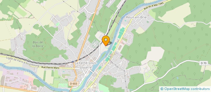 localisation de l'entreprise MONSIEUR SEBASTIEN PALISSE à LA FERTE-SOUS-JOUARRE