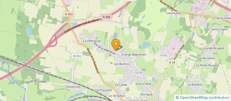 localisation de l'entreprise MONSIEUR SEBASTIEN PALLAUD à CROTTET