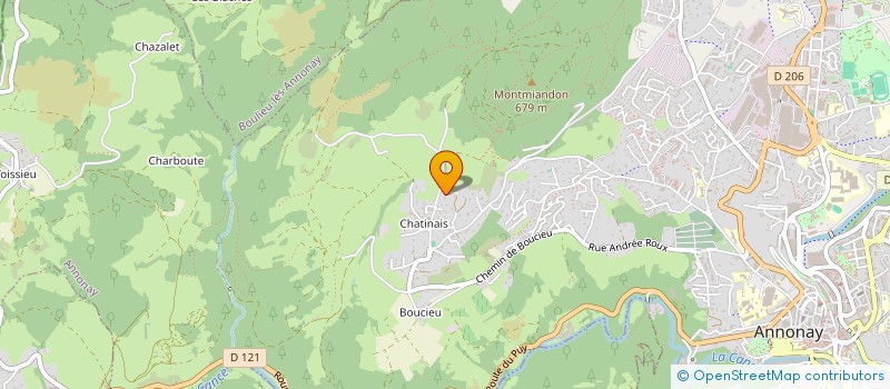 localisation de l'entreprise MONSIEUR SEBASTIEN PANAYE  ANNONAY