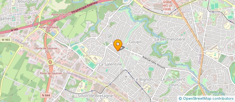 localisation de l'entreprise MONSIEUR SEBASTIEN PAOLI à ORVAULT