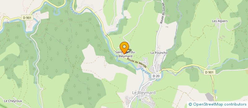 localisation de l'entreprise MONSIEUR SEBASTIEN PAQUIER à MONT LOZERE ET GOULET