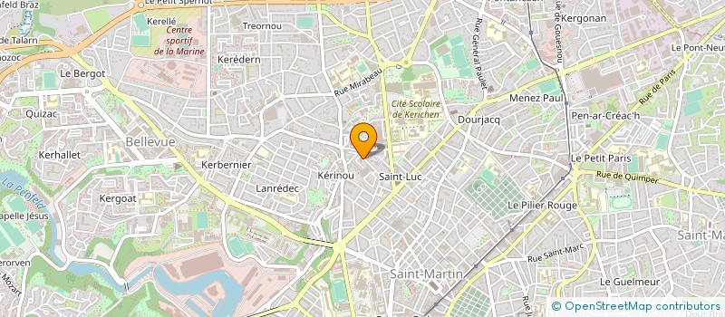 localisation de l'entreprise MONSIEUR SEBASTIEN PARCELLIER à BREST