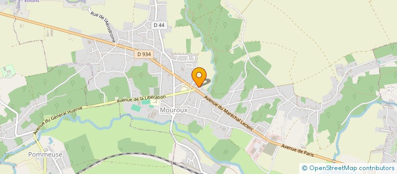 localisation de l'entreprise MONSIEUR SEBASTIEN PARISET  MOUROUX