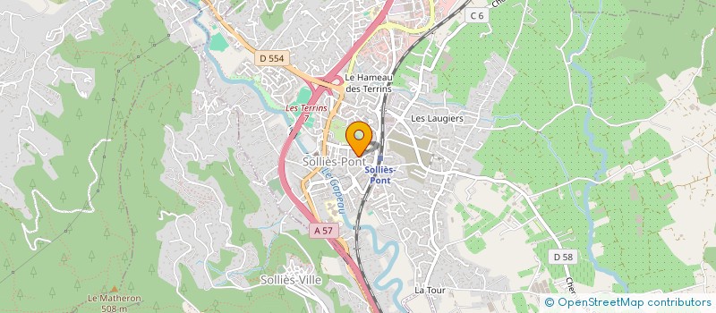 localisation de l'entreprise MONSIEUR SEBASTIEN PAROT  SOLLIES-PONT