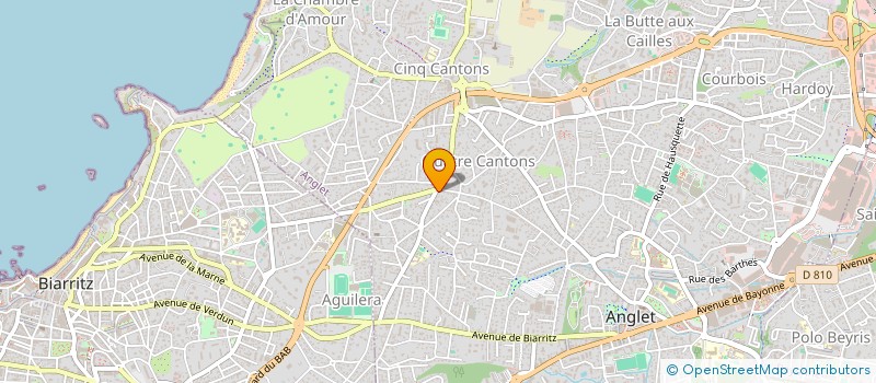 localisation de l'entreprise MONSIEUR SEBASTIEN PASANISI à ANGLET