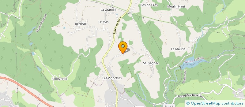 localisation de l'entreprise MONSIEUR SEBASTIEN PASCAL à SAINTE FEREOLE