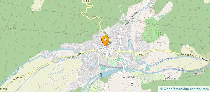 localisation de l'entreprise MONSIEUR SEBASTIEN PASCAL à GREOUX-LES-BAINS