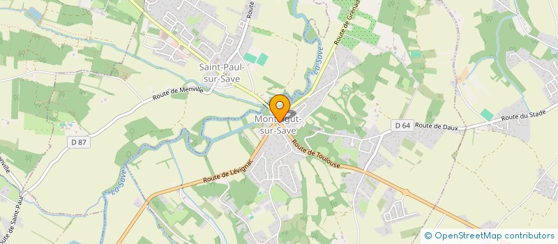 localisation de l'entreprise MONSIEUR SEBASTIEN PASERO  MONTAIGUT-SUR-SAVE