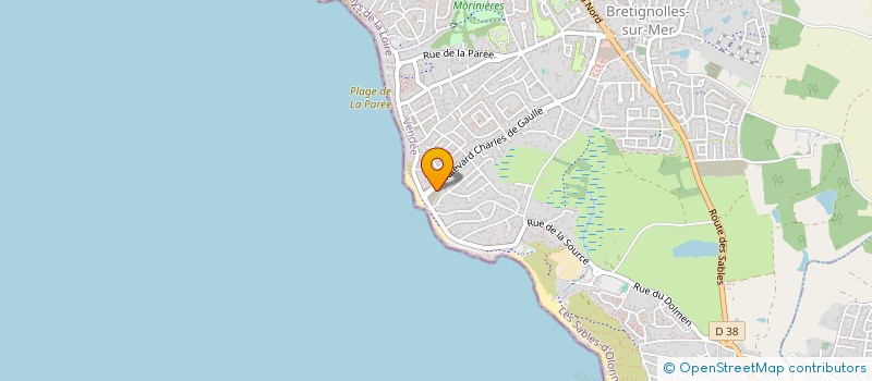 localisation de l'entreprise MONSIEUR SEBASTIEN PASQUIER  BRETIGNOLLES-SUR-MER