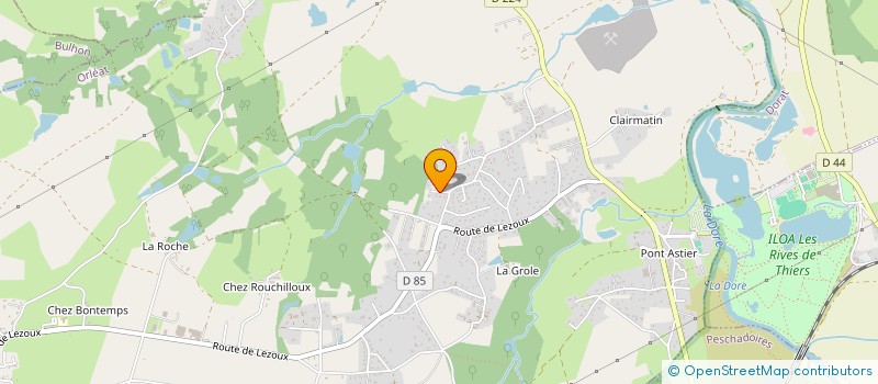 localisation de l'entreprise MONSIEUR SEBASTIEN PASSELERGUE  ORLEAT