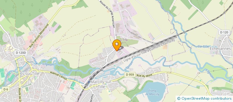 localisation de l'entreprise MONSIEUR SEBASTIEN PATAT  MARCILLY-SUR-TILLE