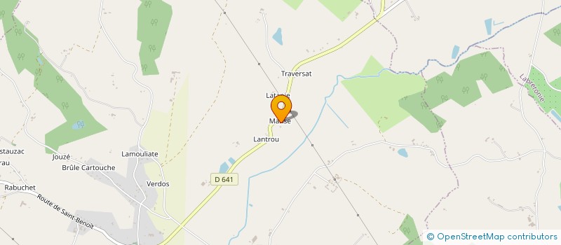 localisation de l'entreprise MONSIEUR SEBASTIEN PATEY  GONTAUD-DE-NOGARET