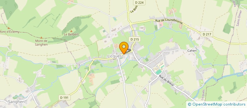 localisation de l'entreprise MONSIEUR SEBASTIEN PAUCHET  LICQUES