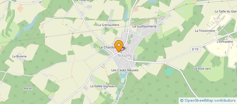 localisation de l'entreprise MONSIEUR SEBASTIEN PAUL  NOUZILLY