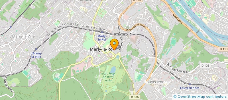 localisation de l'entreprise MONSIEUR SEBASTIEN PAUL  MARLY-LE-ROI