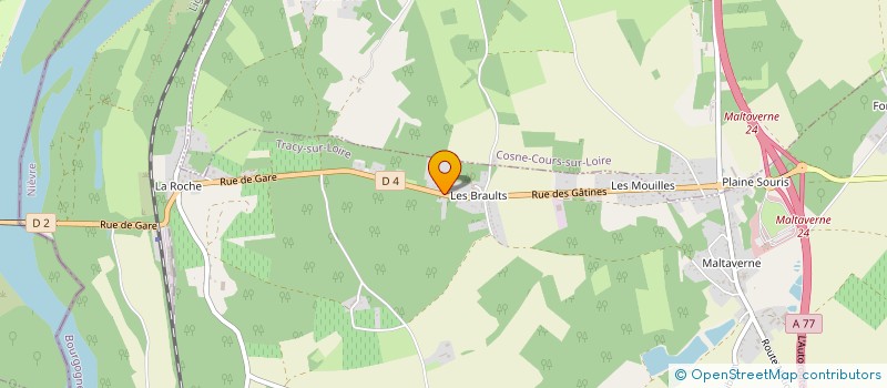 localisation de l'entreprise MONSIEUR SEBASTIEN PAUTRAT à TRACY-SUR-LOIRE