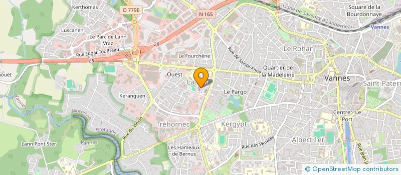 localisation de l'entreprise MONSIEUR SEBASTIEN PAVIOT à VANNES