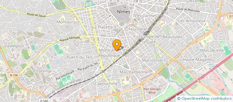 localisation de l'entreprise MONSIEUR SEBASTIEN PAYARD  NIMES