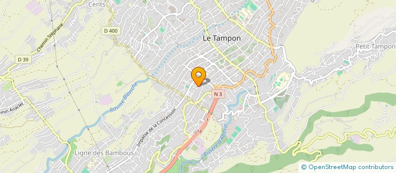 localisation de l'entreprise MONSIEUR SEBASTIEN PAYET à LE TAMPON