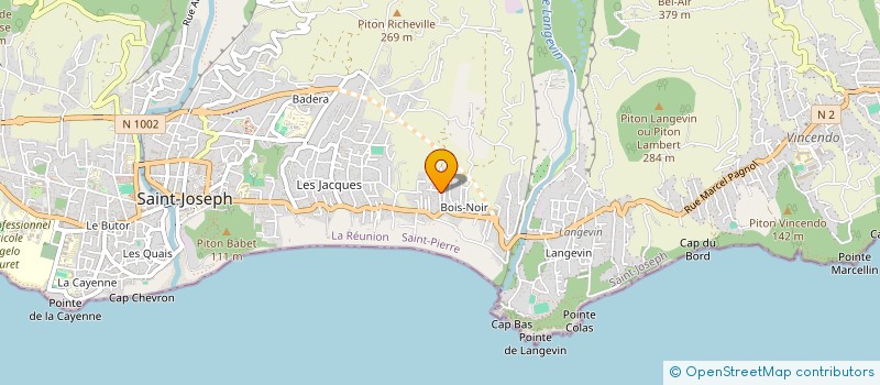 localisation de l'entreprise MONSIEUR SEBASTIEN PAYET à SAINT-JOSEPH