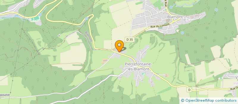 localisation de l'entreprise MONSIEUR SEBASTIEN PAYET  PIERREFONTAINE-LES-BLAMONT