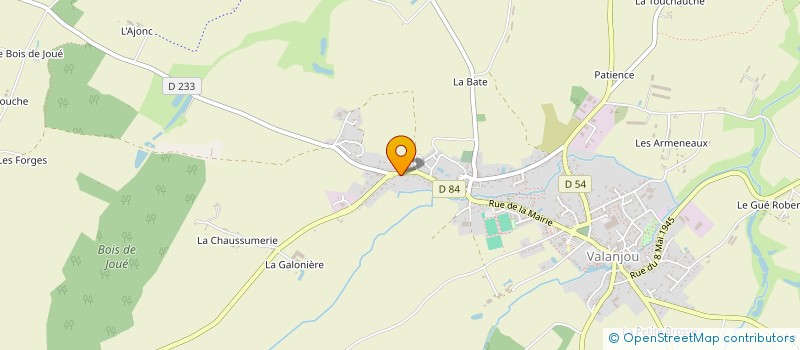 localisation de l'entreprise MONSIEUR SEBASTIEN PEAN  CHEMILLE-EN-ANJOU