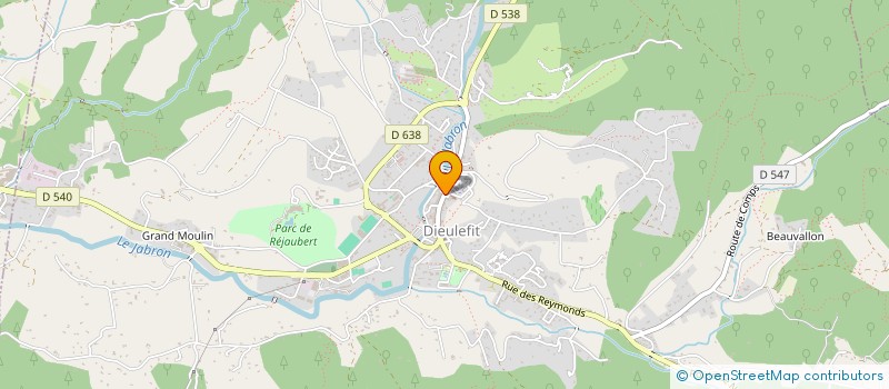 localisation de l'entreprise MONSIEUR SEBASTIEN PECHOUX  DIEULEFIT