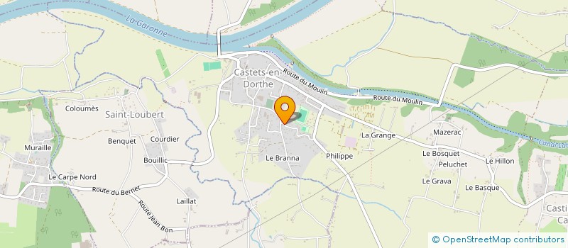 localisation de l'entreprise MONSIEUR SEBASTIEN PEDEBIBEN  CASTETS ET CASTILLON