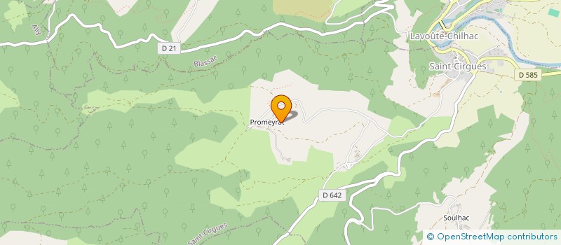 localisation de l'entreprise MONSIEUR SEBASTIEN PEGHAIRE  SAINT-CIRGUES