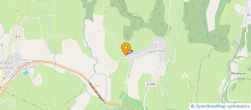 localisation de l'entreprise MONSIEUR SEBASTIEN PEILLON  SAINT-PONS