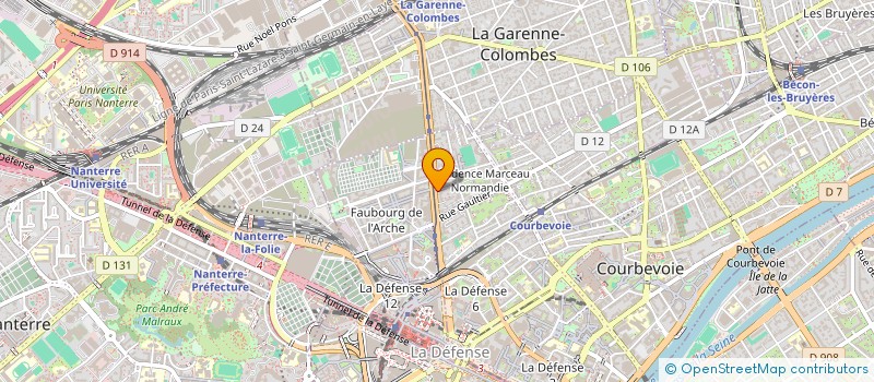 localisation de l'entreprise MONSIEUR SEBASTIEN PEIX  NANTERRE