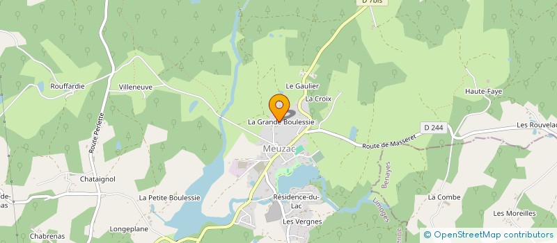 localisation de l'entreprise MONSIEUR SEBASTIEN PEJOU à MEUZAC