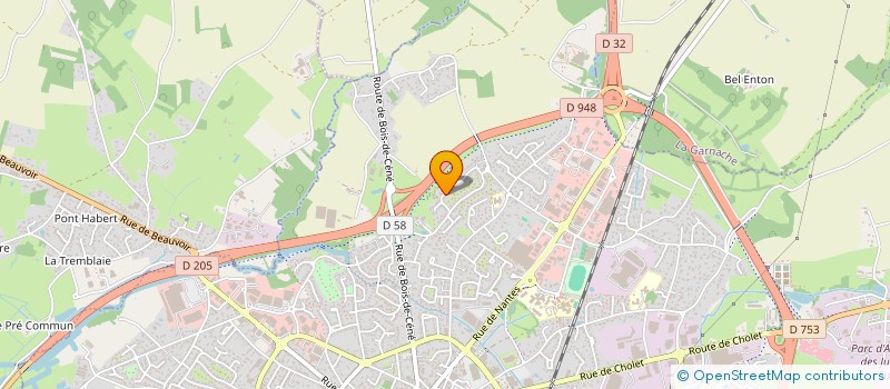 localisation de l'entreprise MONSIEUR SEBASTIEN PELLETIER à CHALLANS