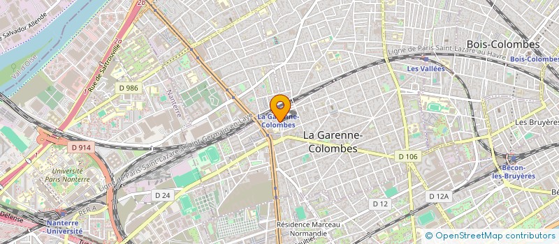 localisation de l'entreprise MONSIEUR SEBASTIEN PENFORNIS à LA GARENNE-COLOMBES