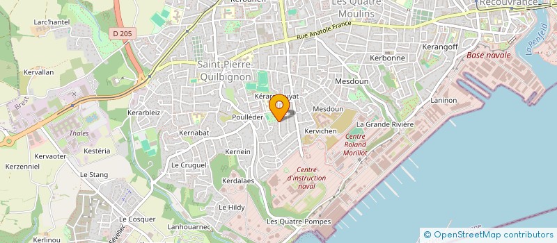 localisation de l'entreprise MONSIEUR SEBASTIEN PENNEC à BREST