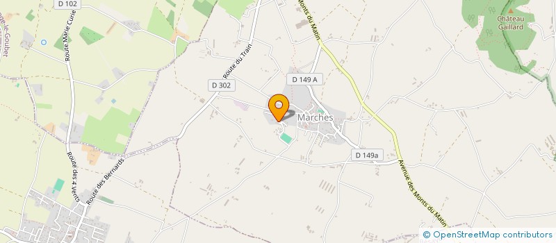 localisation de l'entreprise MONSIEUR SEBASTIEN PERARD  MARCHES