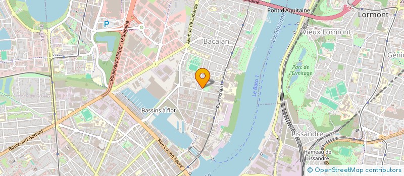 localisation de l'entreprise MONSIEUR SEBASTIEN PERCHEC  BORDEAUX