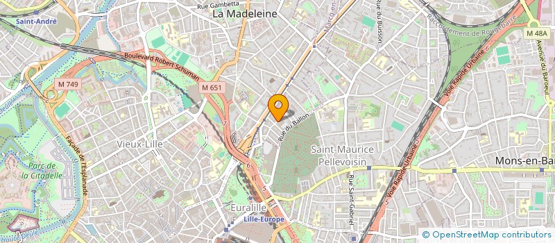 localisation de l'entreprise MONSIEUR SEBASTIEN PEREZ à LA MADELEINE