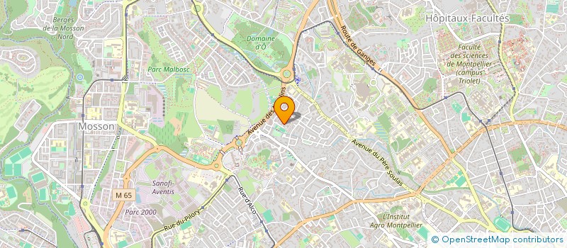 localisation de l'entreprise MONSIEUR SEBASTIEN PEREZ  MONTPELLIER