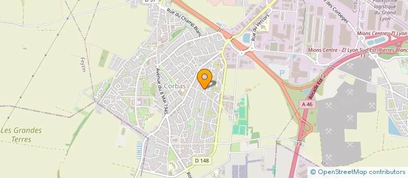 localisation de l'entreprise MONSIEUR SEBASTIEN PERLI à CORBAS